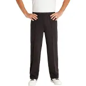 Hajo Comfortabele herenbroek met vouw zwart | Maat 60