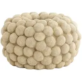 Light & Living vaas SEA URCHIN in zandkleur – Ø40x23,5 cm