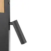 Brilliant LED-vloerlamp Streamline, dimbaar, zwart, Woon-/ Eetkamer, metaal, Modern, LED vloerlamp