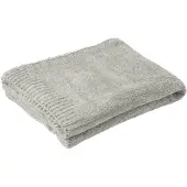 J-Line Blanket chenille polyester grey