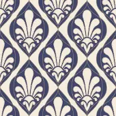 Rasch Barok behang 240139 blauw creme goud