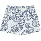 Schiesser Pyjamabroek ' 150 YEARS ' blauw / wit