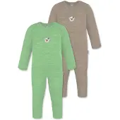 Normani Rompertje/body 'Waverly' donkerbeige / groen