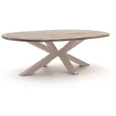 Rough furniture + 15% kassakorting | ROUGH-Y Ellips low dining tuintafel 240x120cm