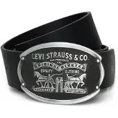 Levis Accessories Riem 'Billy' zilvergrijs / zwart