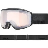 Uvex Skibril Unisex Victorious V Black Matt/Silver Clear