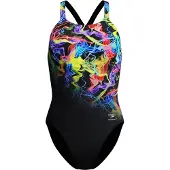 Speedo Fl Placement Printed Powerback Zwemkleding