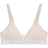 HUGO underwear BH lichtgrijs / rosa / wit