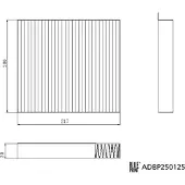 Blue Print ADBP250125 Interieurfilter