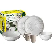 Brunner - Set Tête-À-Tête - Bestekset One Size, grijs