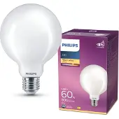 Philips LED E27 Globelamp Mat glas - 60W - Warmwit licht