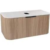 Differnz Olle badmeubel met ribbelfront 90cm eiken