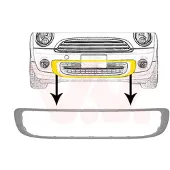 VAN WEZEL 0508597 Ventilatiegrille, bumper