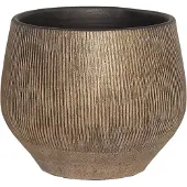 HS Potterie HS Bloempot Hamar Goud D 15 H 13 Cm