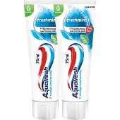 Aquafresh 12x Tandpasta Freshmint 3in1 Gezonde Tanden 2 X 75 Ml