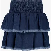 TwoDay meisjes denim rok met rafelranden maat 98