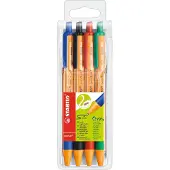 Stabilo set van 4 balpennen pointball