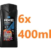 Axe Douchegel Skateboard Fresh Rose - 6x 400ml - Voordeelverpakking