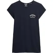 Superdry Shirt 'Athletic Essential' marine / wit