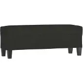 vidaXL Bankje 100x35x41 cm stof zwart