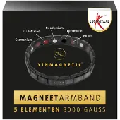 Lucovitaal - Yinmagnetic Magneet Armband Zwart 1 St