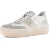 Gabor Sneakers laag lichtbeige / lichtgrijs / wit