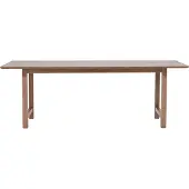 Ebuy24 Count eetkamertafel 100x220cm bruin.