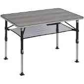 Brunner ELÙ NG 120 - Campingtafel 120 x 80 x 42/70 cm - Honingraat blad - Verstelbare poten - Aluminium frame en opbergnet