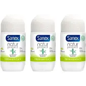 Sanex Deo Roller - Bamboo Fresh Efficacy 3 x 50 ml