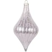 Clayre & Eef Kerstbal Overig Ø 8x15 cm Roze Glas Kerstballen