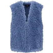 NoBell' NoBell’ teddy gilet blauw Effen - maat 122/128 | Gilet van NoBell’