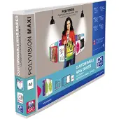 Hamelin OXFORD Polyvision Maxi ringband A3 liggend 45 mm 4 rings D 30 mm PP kleurloos