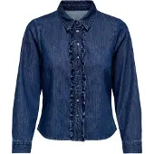 ONLY Blouse 'ONLKaya' blauw denim