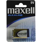 Maxell batterij Alkaline 9V, 6LR61, 1 st.