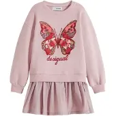 Desigual Jurk gemengde kleuren / pink