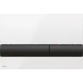 Alca Basic - Spoelbedieningsknop, wit/zwart M1710-8