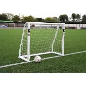 Precision Precisie voetbaldoel, model Match, kunststof, 5'x4' (ongeveer 152 cm x 122 cm), wit - getest en goedgekeurd volgens BS 8462