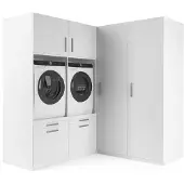 Wasophoogte Wasmachine kast florence – pure