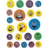 Herma Stickers gezichten, reliëf preeg - 10 stuks