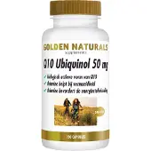 Golden naturals Q10 Ubiquinol 50mg (120 veganistische capsules)