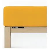 Schlafgut Badstof Hoeslaken L - 140x200 - 160x200 196 Yellow Deep