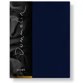 Dommelin Laken Uni Satijn 300TC 524 Navy 200x270 cm