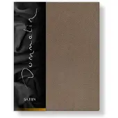 Dommelin Laken Uni Satijn 300TC 574 Cappuccino 270x300 cm