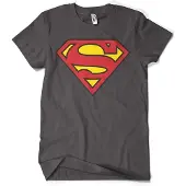 Superman Shield T-shirt donkergrijs