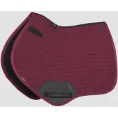 LeMieux Zadeldek Cotton Close Contact Square Springen Donkerrood