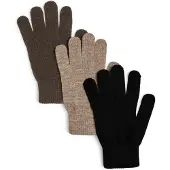 Pieces Vingerhandschoenen 'PCNEW BUDDY' bruin / donkerbruin / zwart
