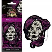 Aroma Car AROMA Dia de los Muertos Auto Luchtverfrisser Stoere Schedel - Violet Girl Spicy Delight