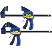Irwin Quick-Grip Medium Duty snelspan lijmklemmenset 300mm (2 Stuks)