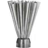 House Doctor Flood vaas Ø23 cm Geborsteld silver