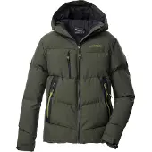 Killtec - Boy's Kow 239 Qltd Jacket - Winterjack 128, olijfgroen